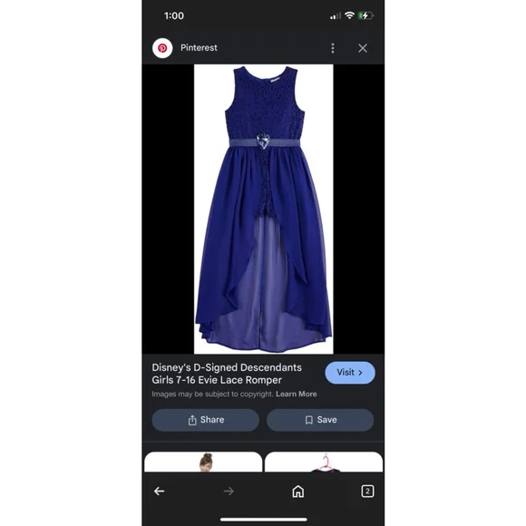 Disney’s d-signed descendants Evie lace romper - Picture 10 of 10